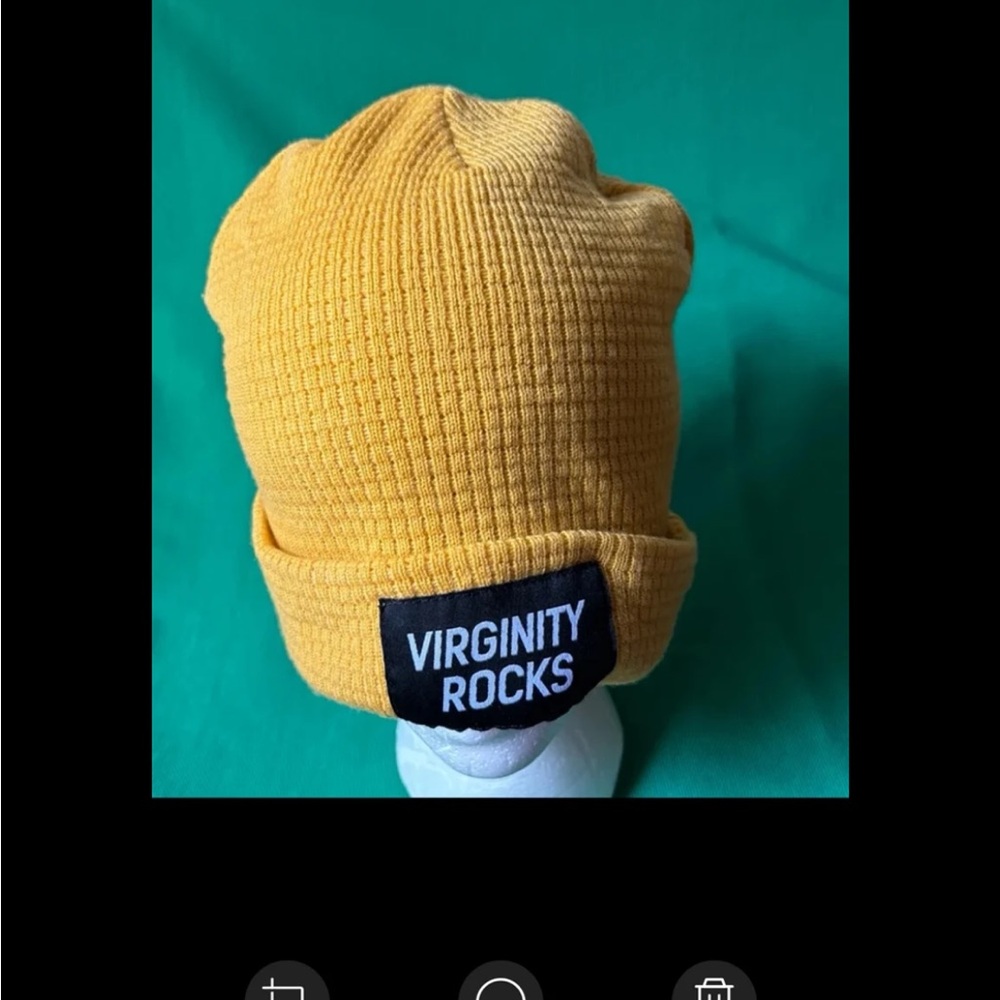 Danny Duncan Virginity Rocks Yellow Beanie Hat
One size fits all acrylic